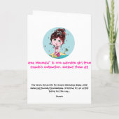 Andrea-Meerjungfrau-Gruß-Karte Karte (Rückseite)