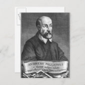Andrea Palladio in Gravur von Francesco Postkarte (Vorne/Hinten)