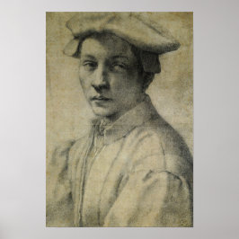 Andrea Quaratesi Portrait von Michelangelo Poster