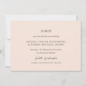 Andrea Tan Elegant Wedding Save The Date (Vorderseite)