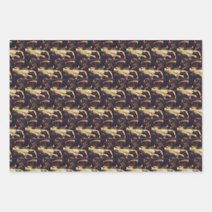 Andrea Vaccaro: St. Sebastian Barocke Kunst Geschenkpapier Set