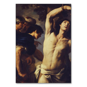 Andrea Vaccaro: St. Sebastian Barocke Kunst Tischnummer