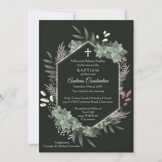 Andreas Invitation One Einladung (Vorderseite)