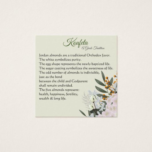 Andreas Koufeta Card (Vorderseite)