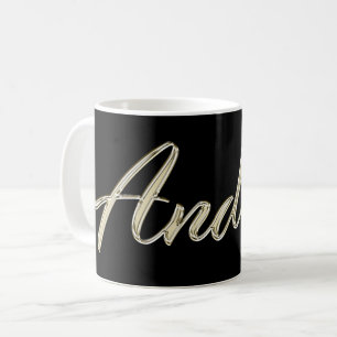 Andreas Name whitegold Tasse Teetasse Kaffeetasse