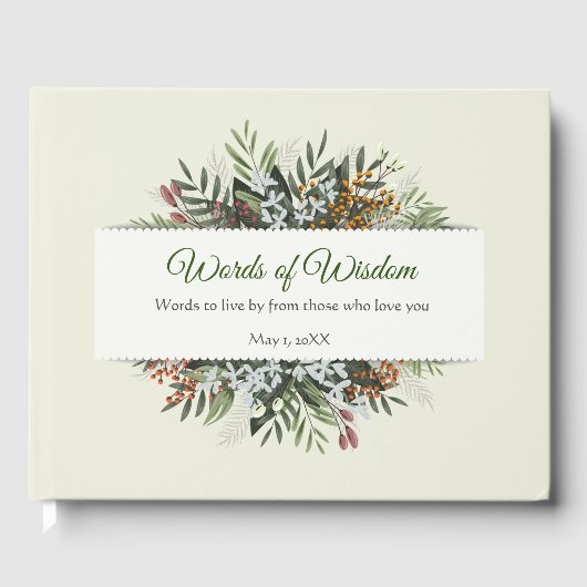 Andreas "Words of Wisdom" Gästebuchbuch Gästebuch (Vorderseite)