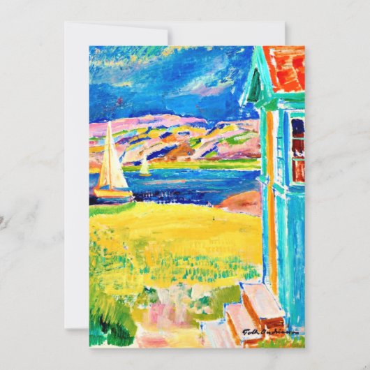 Andreasson - Szene aus Bohuslan (Schweden) Karte (Vorderseite)