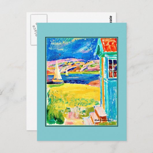 Andreasson - Szene aus Bohuslan (Schweden) Postkarte (Vorne/Hinten)