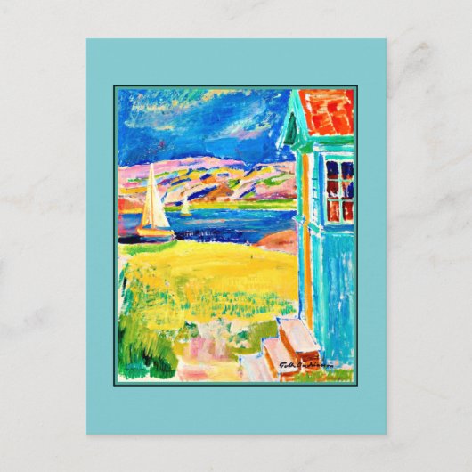 Andreasson - Szene aus Bohuslan (Schweden) Postkarte (Vorderseite)