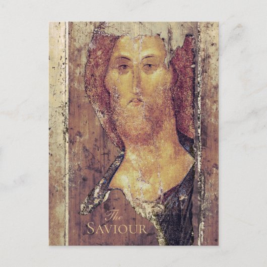 Andrei Rublev Das Symbol des Erlösers Christus Postkarte (Vorderseite)