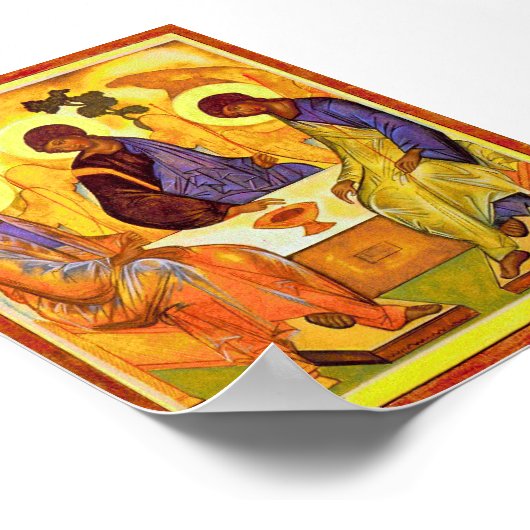 Andrei Rublev - Dreifaltigkeit Poster (Ecke)