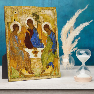 Andrei Rublev , "Heilige Dreifaltigkeit" Fotoplatte