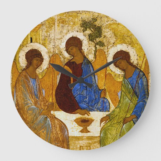 Andrei Rublev , "Heilige Dreifaltigkeit" Große Wanduhr (Vorderseite)