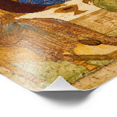 Andrei Rublev Heilige Dreifaltigkeit Icon-Orthodox Fotodruck (Ecke)