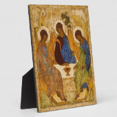 Andrei Rublev Heilige Dreifaltigkeit Icon-Orthodox Fotoplatte (Seite)