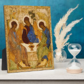 Andrei Rublev Heilige Dreifaltigkeit Icon-Orthodox Fotoplatte (Seite)