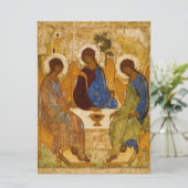 Andrei Rublev Heilige Dreifaltigkeit Icon-Orthodox Karte (Stehend Vorderseite)