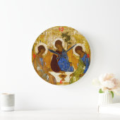 Andrei Rublev , “ Holy Trinity ” Große Wanduhr (Zuhause)