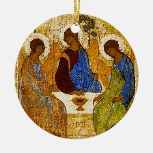 Andrei Rublev , “ Holy Trinity ” Keramikornament (Vorne)