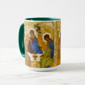 Andrei Rublev , “ Holy Trinity ” Tasse (Vorderseite Links)