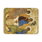 Andrei Rublev Iconic Trinity Angels Abraham Bible Magnet (Horizontal)