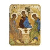 Andrei Rublev Iconic Trinity Angels Abraham Bible Magnet (Vertikal)