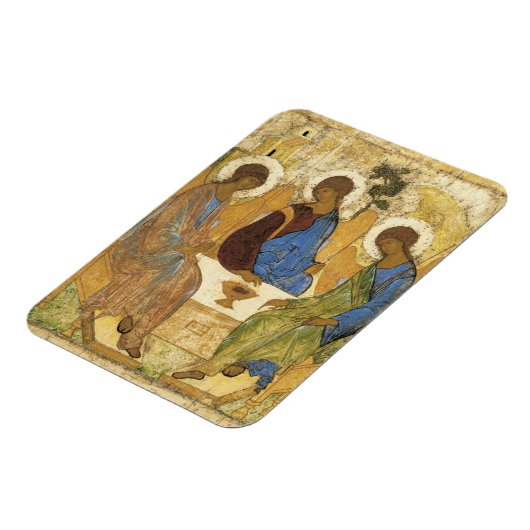 Andrei Rublev Iconic Trinity Angels Abraham Bible Magnet (Linke Seite)
