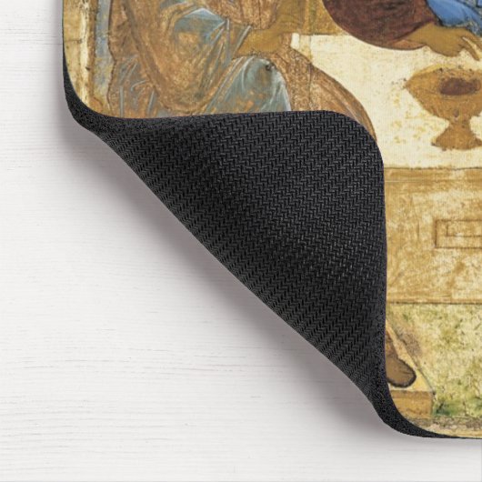 Andrei Rublev Iconic Trinity Angels Abraham Bible Mousepad (Ecke)