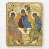 Andrei Rublev Iconic Trinity Angels Abraham Bible Mousepad (Vorne)