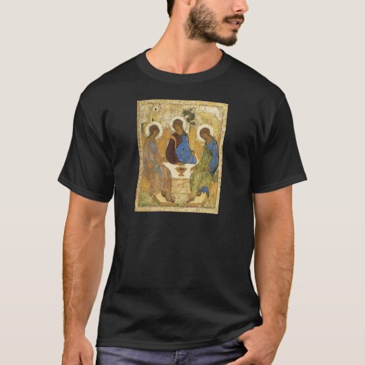 Andrej Rublev Iconic Trinity Angels Abraham Bibel T-Shirt (Vorderseite)