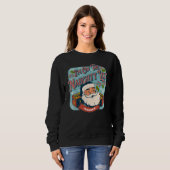Andres Christmas Naughty List   Santa xmas holiday Sweatshirt (Vorne ganz)