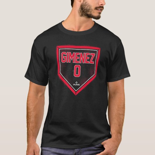 Andres Gimenez Zuhause Plate Gameday Andres Gimene T-Shirt (Vorderseite)