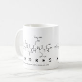 Andres Peptid-Namen-Tasse Kaffeetasse (Vorderseite Links)