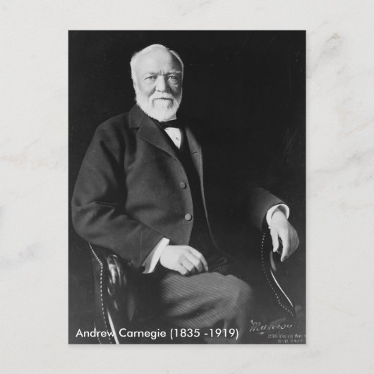 Andrew Carnegie Postcard Postkarte (Vorderseite)