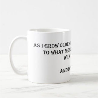 Andrew Carnegie Quote Tasse