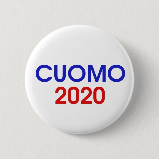 Andrew Cuomo 2020 für Präsident Button (Vorderseite)