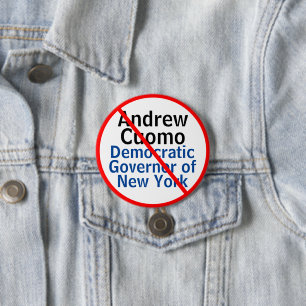 Andrew Cuomo-Demokrat Gouverneur von New York Button