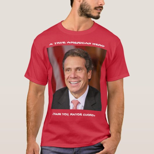 Andrew Cuomo: Ein echter amerikanischer Held! T-Shirt (Vorderseite)
