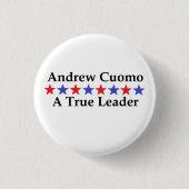 Andrew Cuomo Ein wahrer Führer Button (Vorderseite)