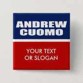 ANDREW CUOMO FÜR GOUVERNEUR BUTTON (Vorderseite)