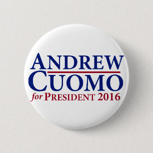 Andrew Cuomo für Präsidenten 2016 Knopf Button