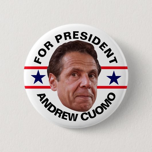 Andrew Cuomo für Präsidenten 2020 Button (Vorderseite)