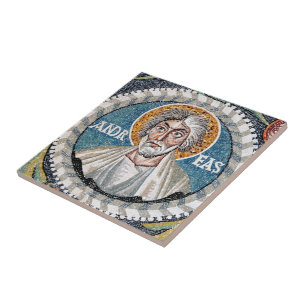 Andrew das Apostelmosaik Fliese