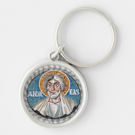 Andrew das Apostelmosaik Schlüsselanhänger (Vorne)