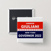 Andrew Giuliani US Flagge Button (Vorne & Hinten)