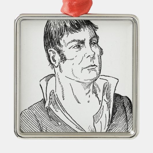 Andrew-Glücksspiel Silbernes Ornament (Vorne)