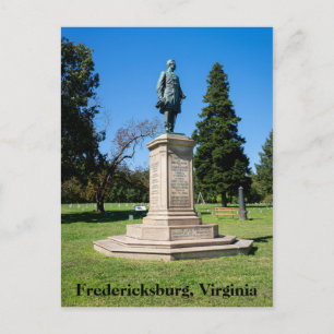 Andrew Humphreys Statue in Fredericksburg Postkarte