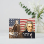 Andrew Jackson - 7. Präsident der USA Postkarte (Stehend Vorderseite)