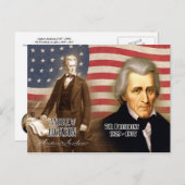 Andrew Jackson - 7. Präsident der USA Postkarte (Vorne/Hinten)