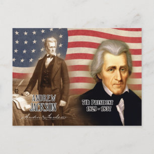 Andrew Jackson - 7. Präsident der USA Postkarte